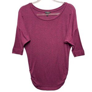 Rayon Knit Thermal Relaxed Fit Lightweight Dolman Sweater Tunic Top